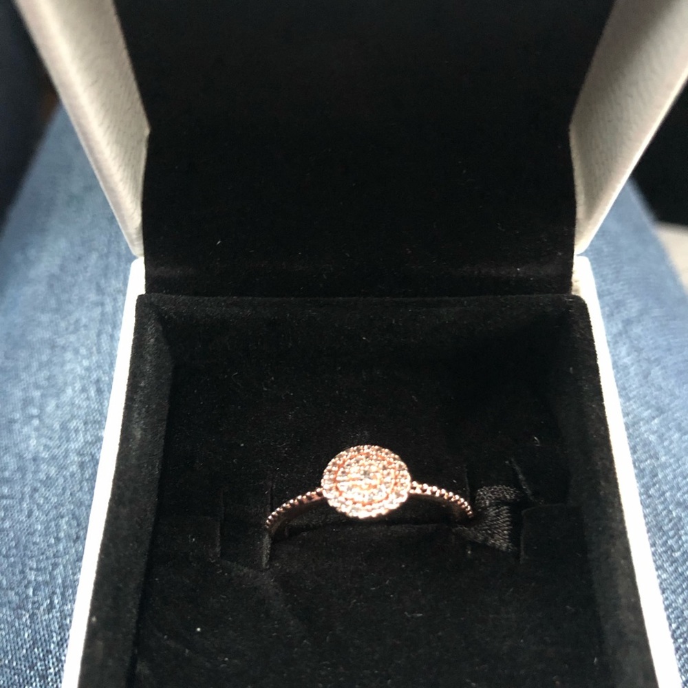 Rose Gold Pandora ring